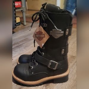 Harley Davidson motorcycle boots